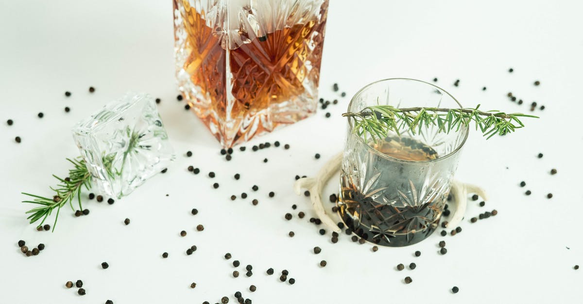 1/4 cup of whiskey in cupcake batter substitute what type of liquid? And use the same amount? - Clear Glass and Bottle with Brown Liquid