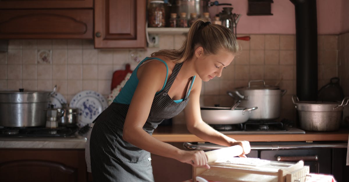 1 baking pan, dough for 2 loaves. What do? - Woman in Blue Tank Top Using a Rolling Pin 1 baking pan, dough for 2 loaves. What do? - Woman in Blue Tank Top Using a Rolling Pin