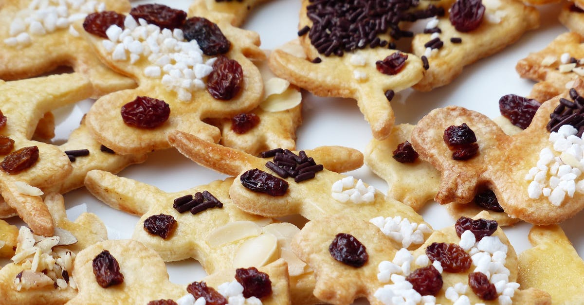 Accidentally omitted salt from my gingerbread cookies... what should I do? - Brown Bread With Black Raisins on Top Accidentally omitted salt from my gingerbread cookies... what should I do? - Brown Bread With Black Raisins on Top