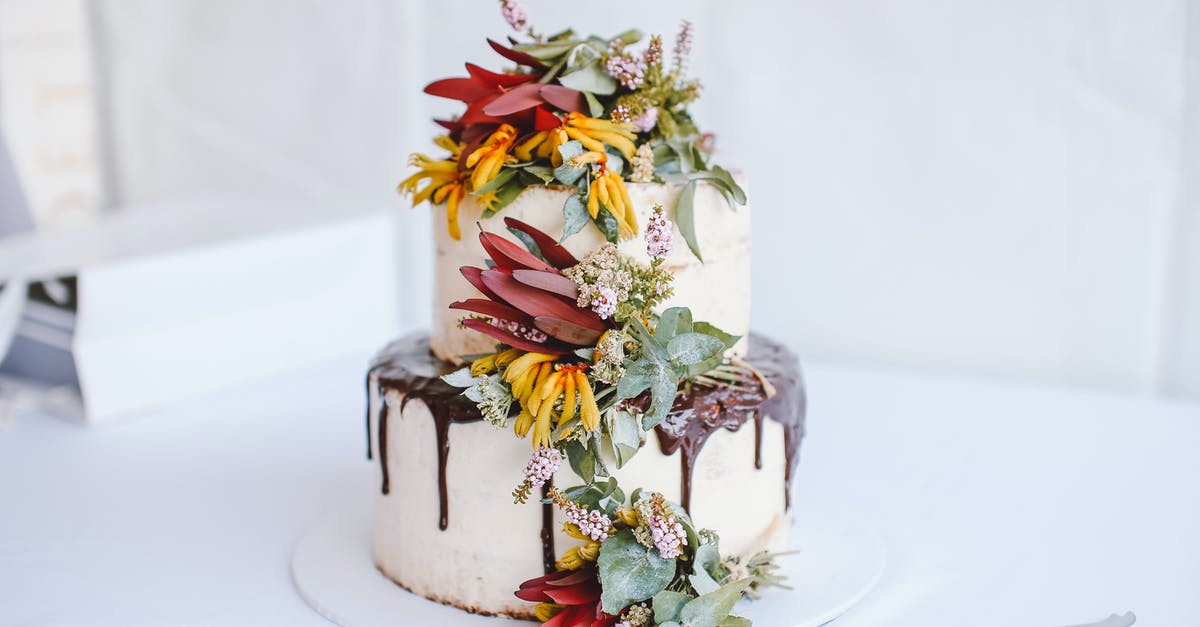 Advice on two-tier cake and height - Flowers on Top of Two-Tier Cake Advice on two-tier cake and height - Flowers on Top of Two-Tier Cake