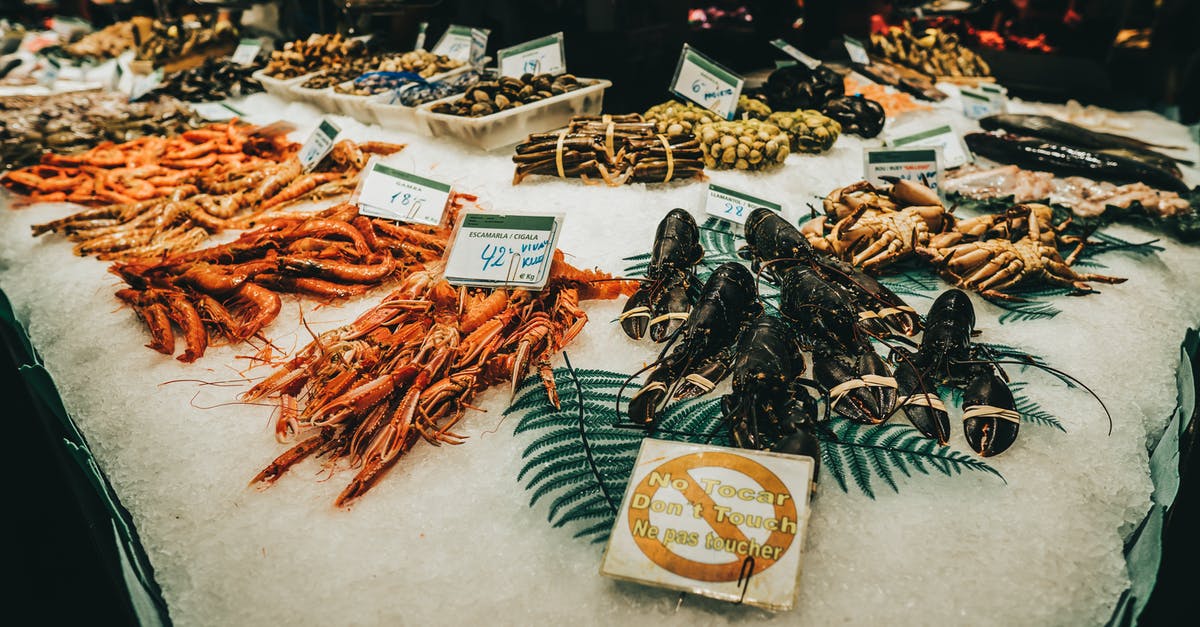 Alternative to fish stock - Assorted Seafood in a Market Alternative to fish stock - Assorted Seafood in a Market