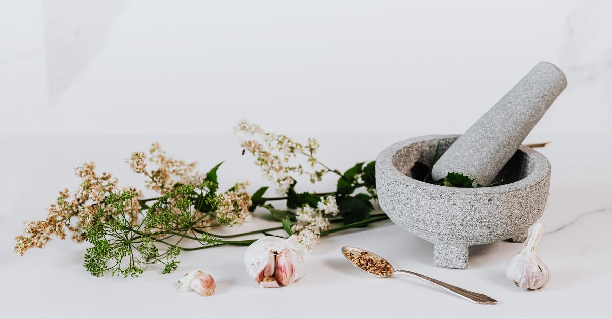 Alternative to salt when using Mortar and Pestle - White Flower on White Ceramic Vase Alternative to salt when using Mortar and Pestle - White Flower on White Ceramic Vase