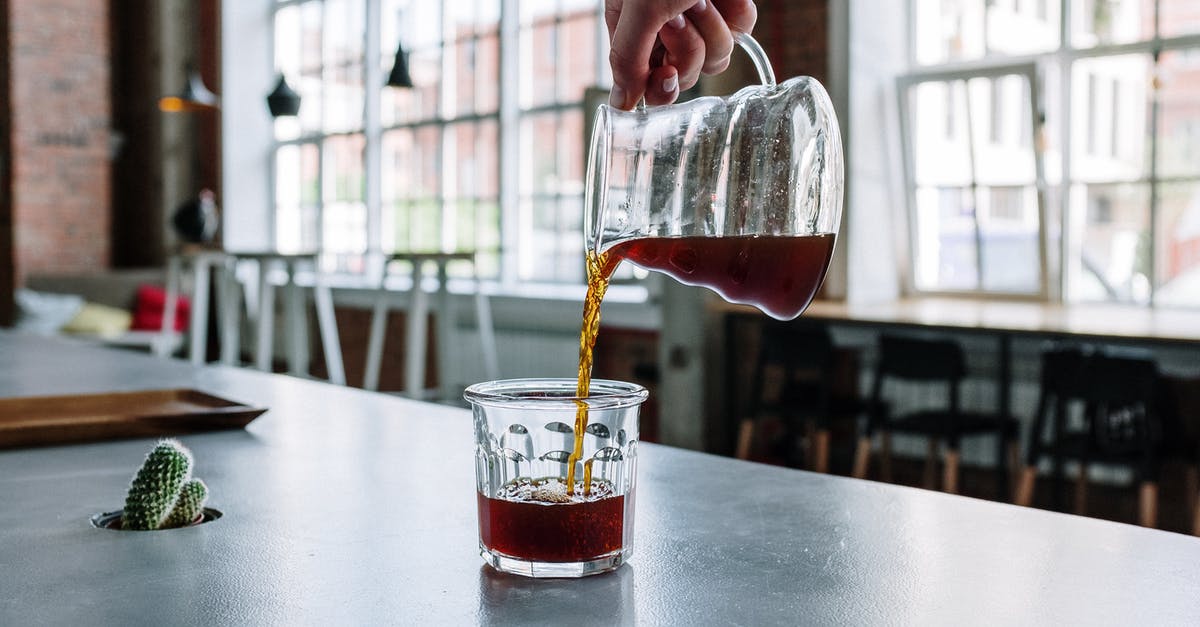 Alternatives to coffee - Person Pouring Red Liquid on Clear Drinking Glass Alternatives to coffee - Person Pouring Red Liquid on Clear Drinking Glass