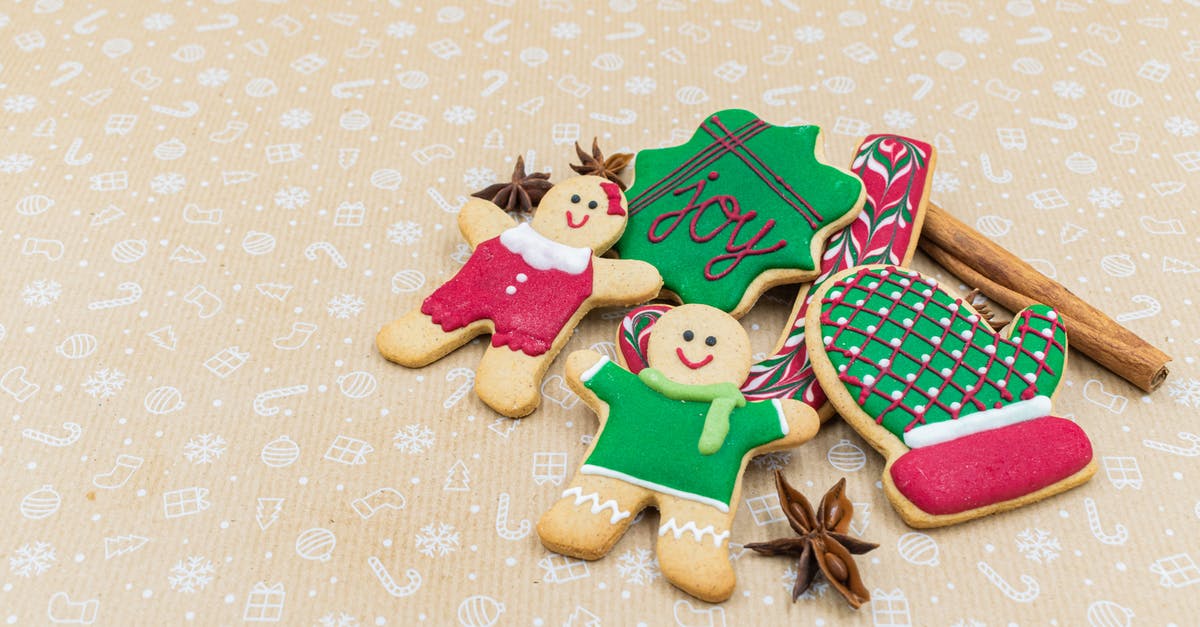 Aluminized Paper Wrapper Sides - Assorted Christmas Cookies over a Paper Wrap Aluminized Paper Wrapper Sides - Assorted Christmas Cookies over a Paper Wrap