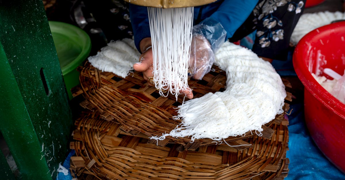 Am I making this noodle correctly? - A Person Making Noodles Am I making this noodle correctly? - A Person Making Noodles