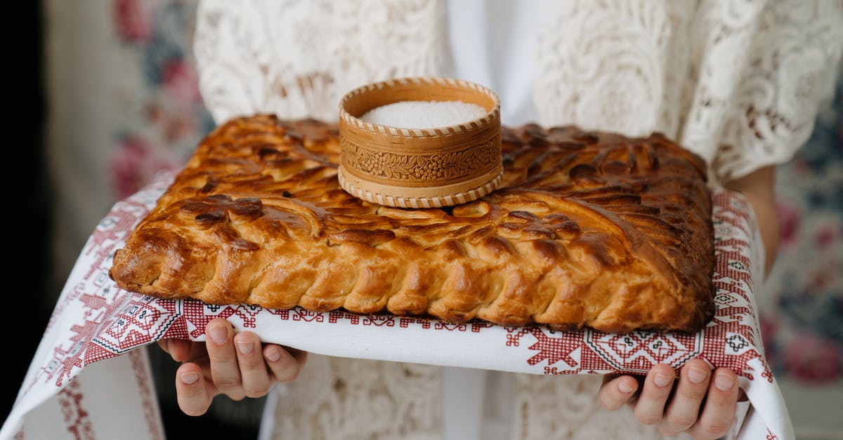 Amount of salt in bread - Person Holding Brown Pastry on White Plate Amount of salt in bread - Person Holding Brown Pastry on White Plate