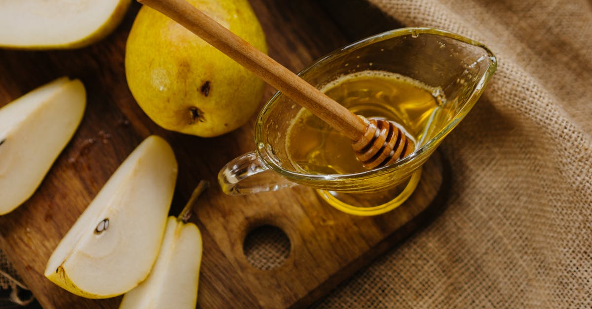 Are Asian Pears Bitter? Mine Was - Sliced Apple on Clear Glass Saucer Are Asian Pears Bitter? Mine Was - Sliced Apple on Clear Glass Saucer