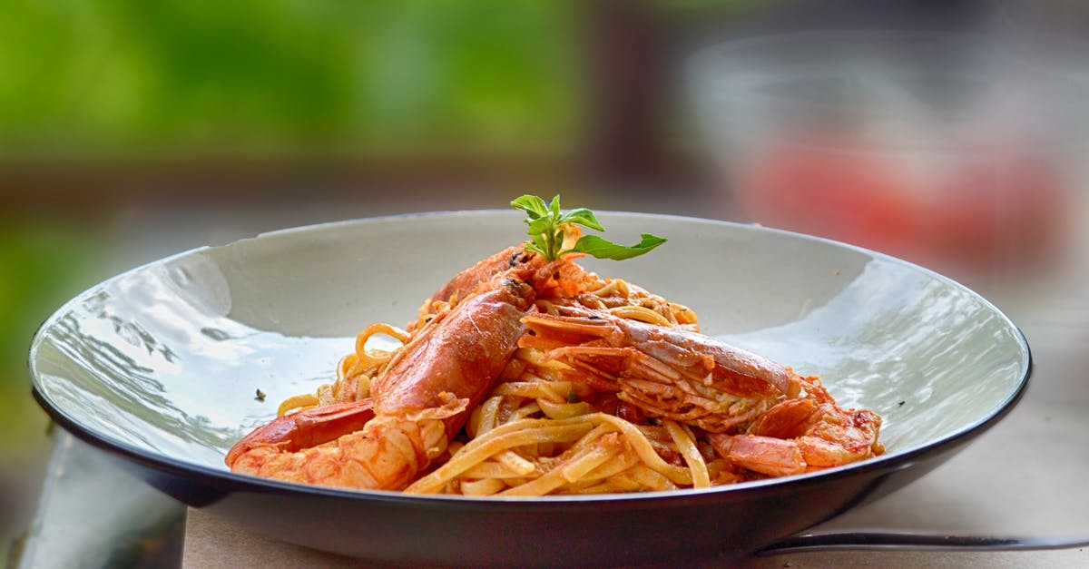Are cooked shrimp shells edible? - Close-Up Photography of Cooked Shrimps and Pasta Are cooked shrimp shells edible? - Close-Up Photography of Cooked Shrimps and Pasta