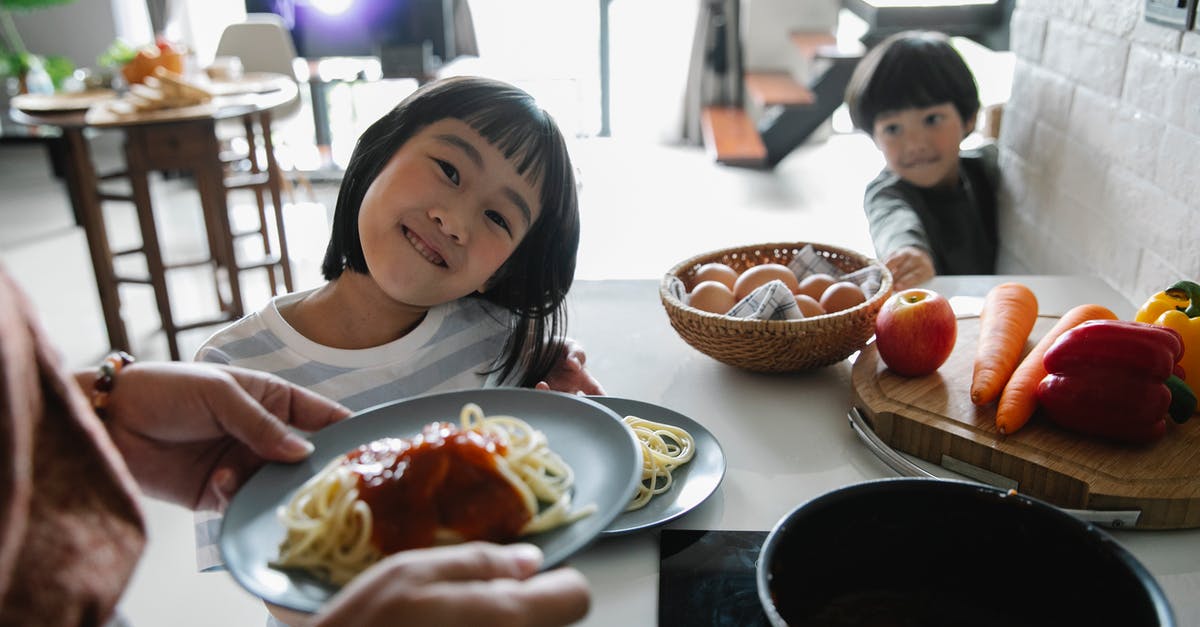 Are recipes for Antonin Carême's original mother sauces available? - Cheerful cute Asian children waiting for lunch in kitchen Are recipes for Antonin Carême's original mother sauces available? - Cheerful cute Asian children waiting for lunch in kitchen