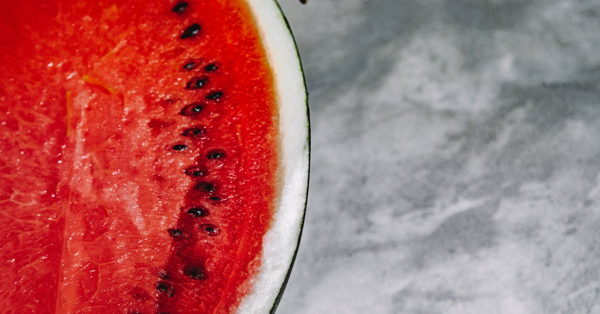 Are the citrus seeds necessary when making marmalade? - Sliced Watermelon on Gray Surface Are the citrus seeds necessary when making marmalade? - Sliced Watermelon on Gray Surface