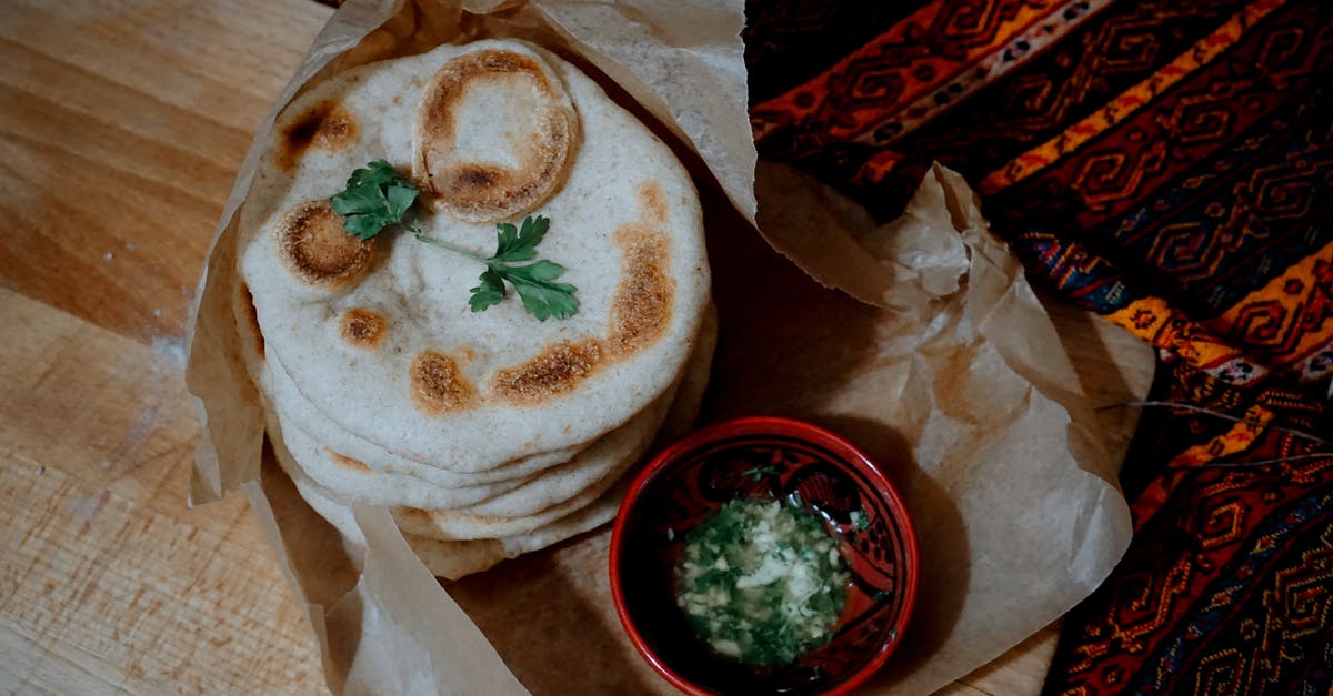 Are the NAAN flatbread {from simply chef} ok to eat without warmed up in the microwave or oven? - Bread With Red Sauce on White Paper Are the NAAN flatbread {from simply chef} ok to eat without warmed up in the microwave or oven? - Bread With Red Sauce on White Paper