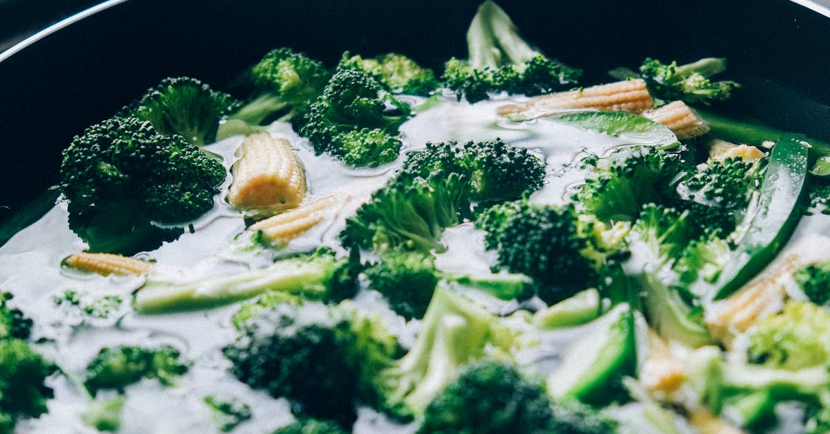 Are there any differences between "baby" vegetables and their "regular" counterparts - Cooked Broccoli Soup Are there any differences between "baby" vegetables and their "regular" counterparts - Cooked Broccoli Soup