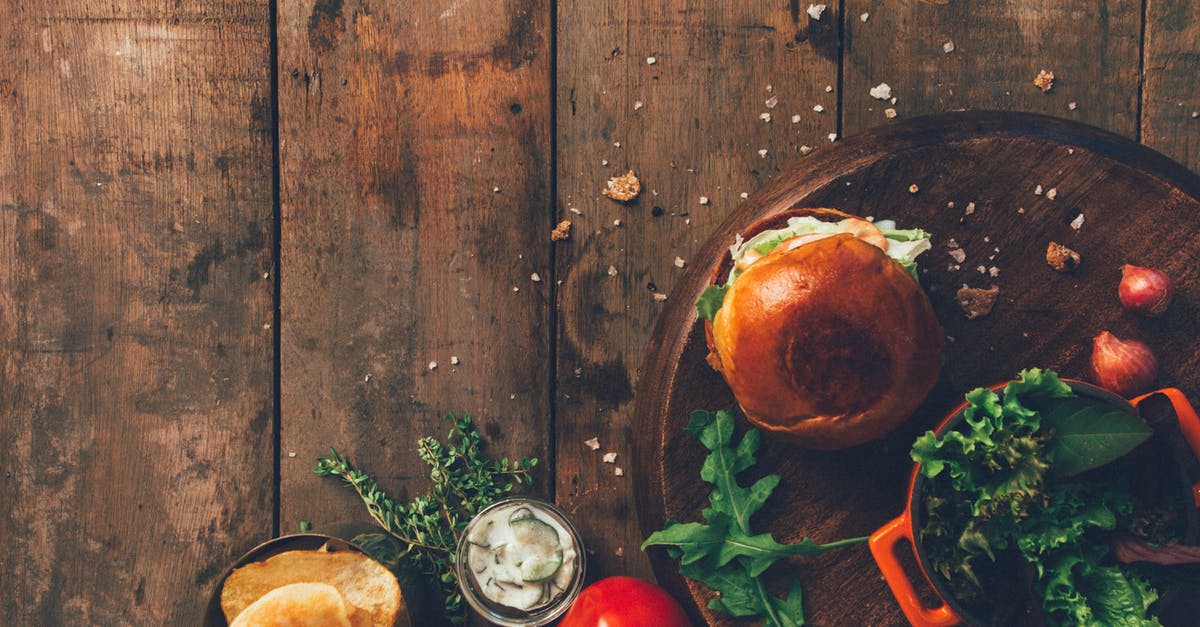 Are there guidelines for choosing bread for a sandwich? - Burger and Vegetables Placed on Brown Wood Surface