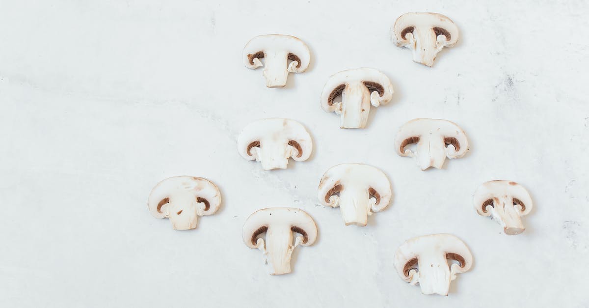 Are these mushrooms still edible? - Sliced Mushrooms on White Surface Are these mushrooms still edible? - Sliced Mushrooms on White Surface