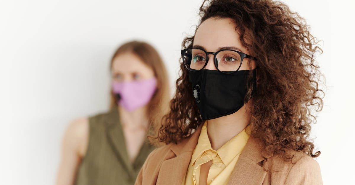 Avoiding foodborne botulism - Woman Wearing a Face Mask Avoiding foodborne botulism - Woman Wearing a Face Mask