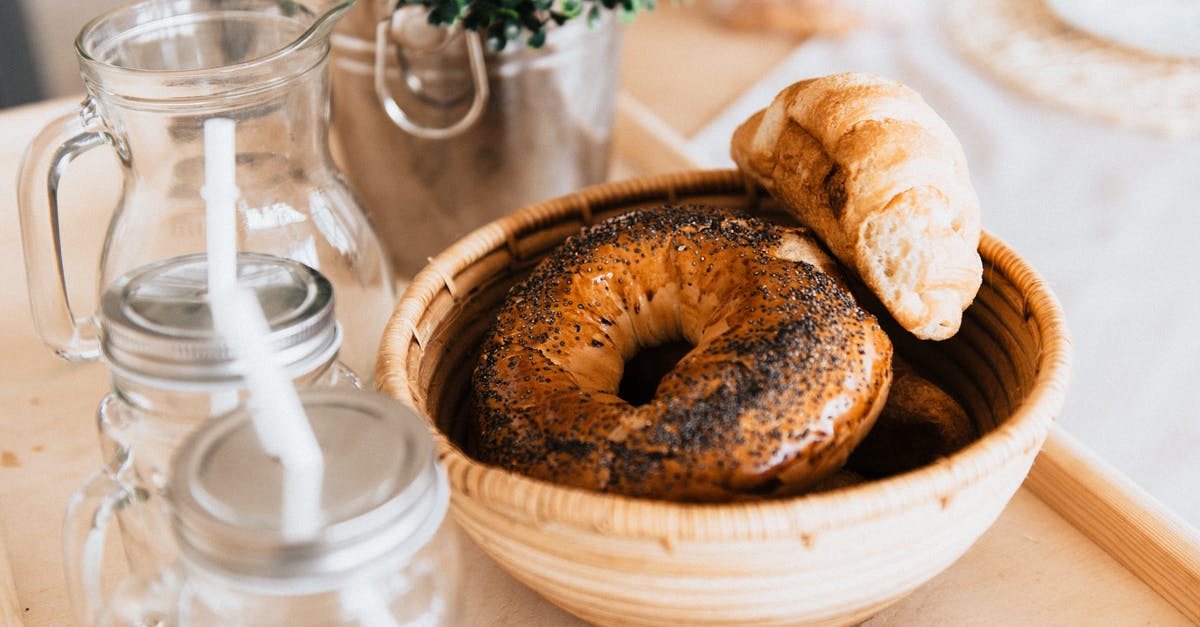 Bagels not rising - Baked Bread in Beige Ceramic Bowl Bagels not rising - Baked Bread in Beige Ceramic Bowl