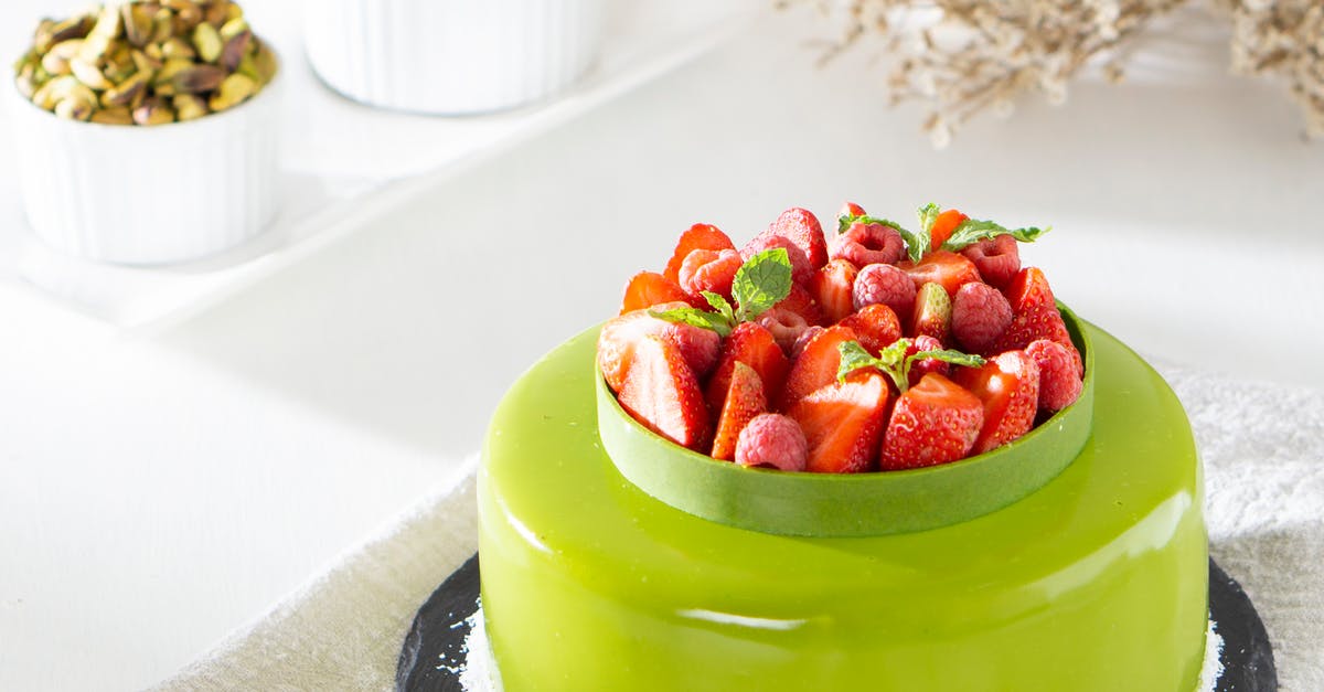 Baker's Angel Flake Coconut - Yummy festive mousse cake with fresh strawberry slices Baker's Angel Flake Coconut - Yummy festive mousse cake with fresh strawberry slices