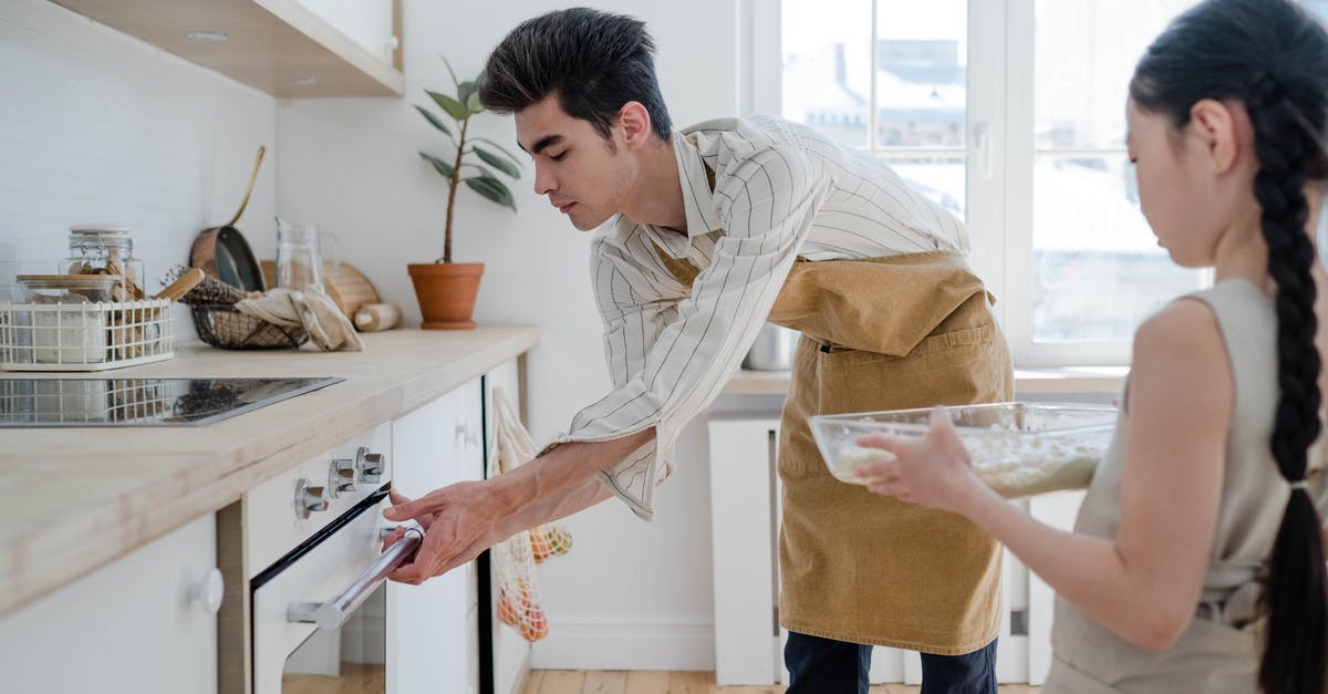 Baking Electric Fan Oven - Father and Daughter in the Kitchen Baking Electric Fan Oven - Father and Daughter in the Kitchen