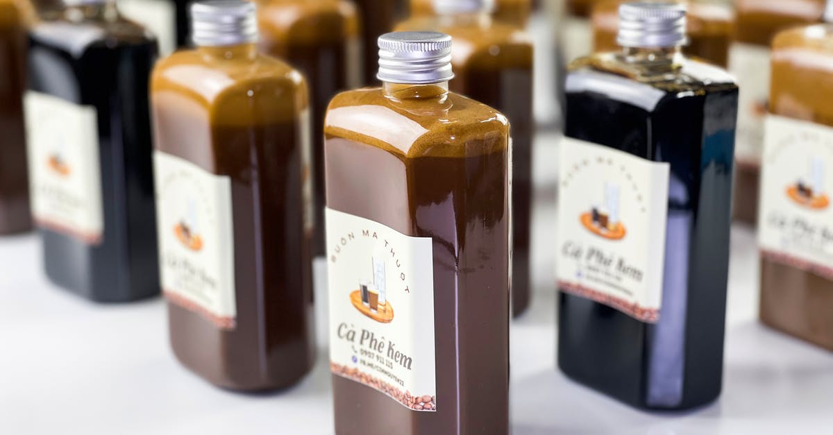 Basic carrier sauce/syrup for different sweet flavors? - Bottles with various sweet syrups Basic carrier sauce/syrup for different sweet flavors? - Bottles with various sweet syrups