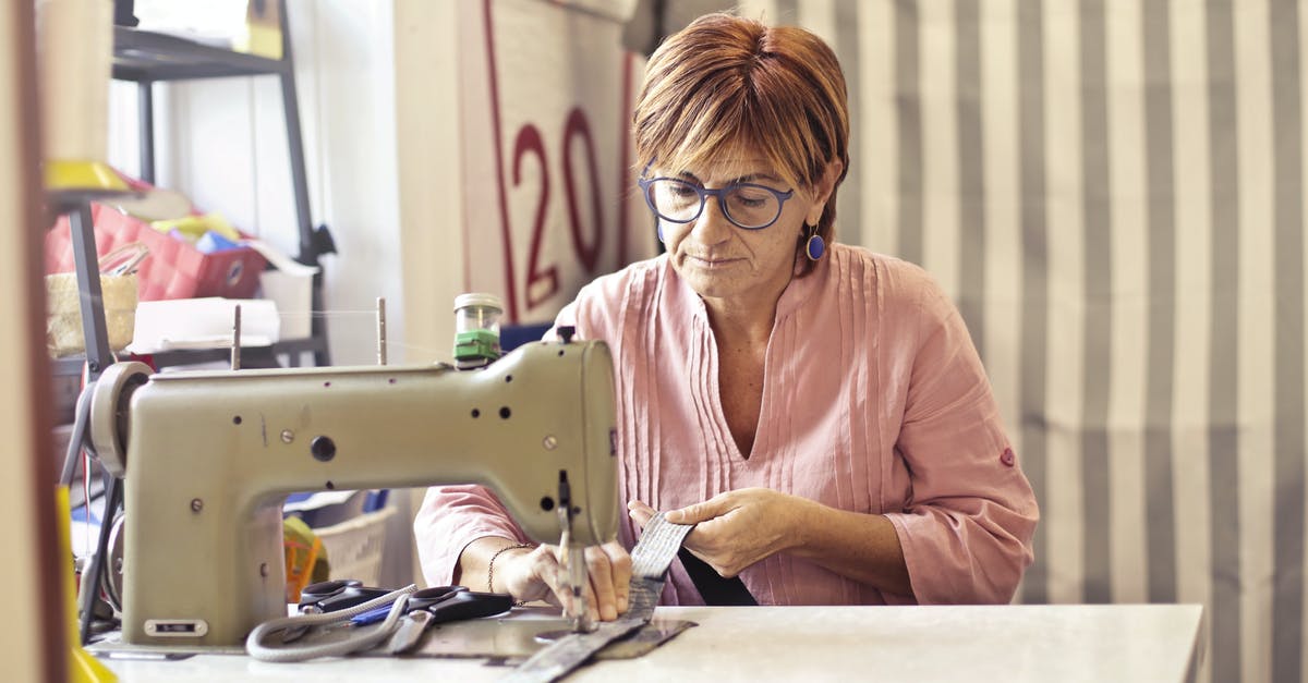 Basic process for making lasagna - Photo of Woman Using Sewing Machine