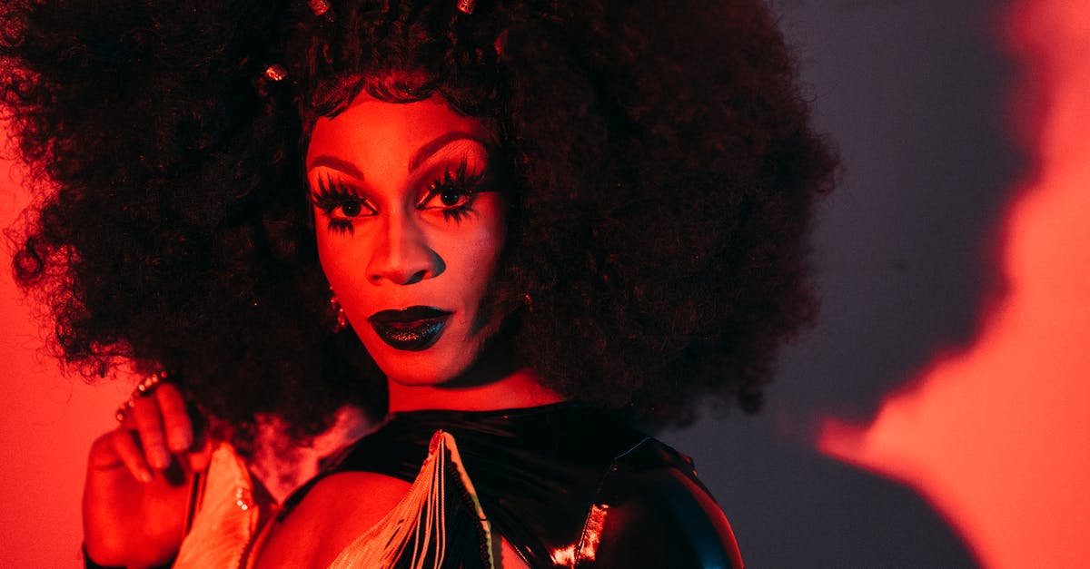 Beef meatballs look red inside but quickly disappear - Extravagant ethnic transgender in wig Beef meatballs look red inside but quickly disappear - Extravagant ethnic transgender in wig