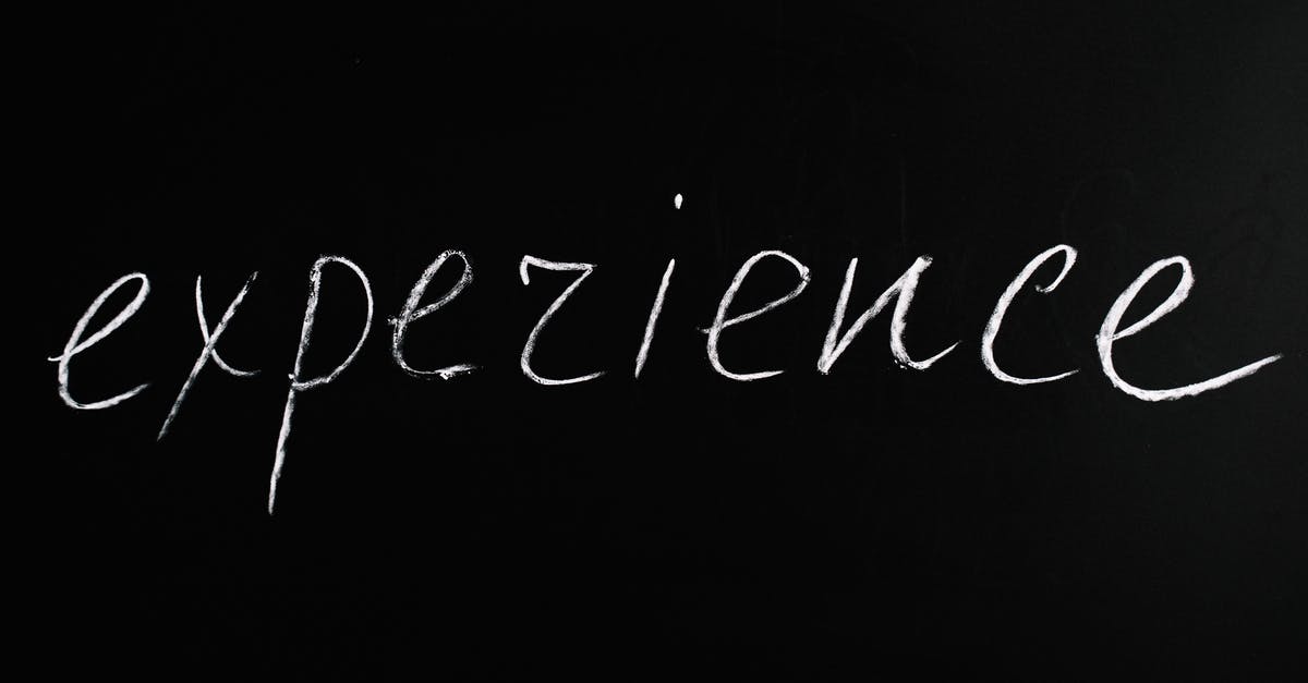 Best practices for baking experiment 'design'? - Experience Lettering Text on Black Background Best practices for baking experiment 'design'? - Experience Lettering Text on Black Background