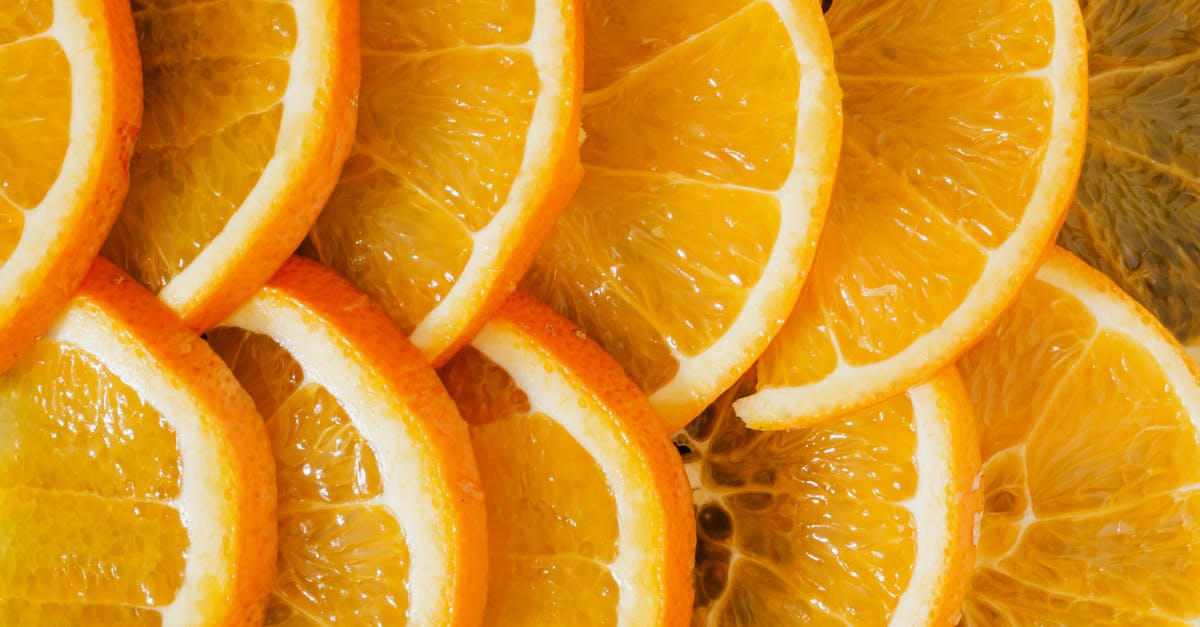 Best Texture for Vegan Ceviche - Top view of delicious sliced oranges arranged near each other as minimalist background of organic nutrition