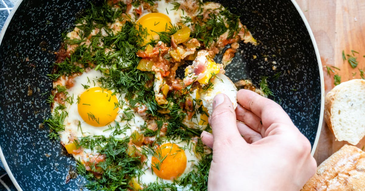 Bisquick breakfast casserole with cooked eggs - Cooked Food in the Frying Pan Bisquick breakfast casserole with cooked eggs - Cooked Food in the Frying Pan