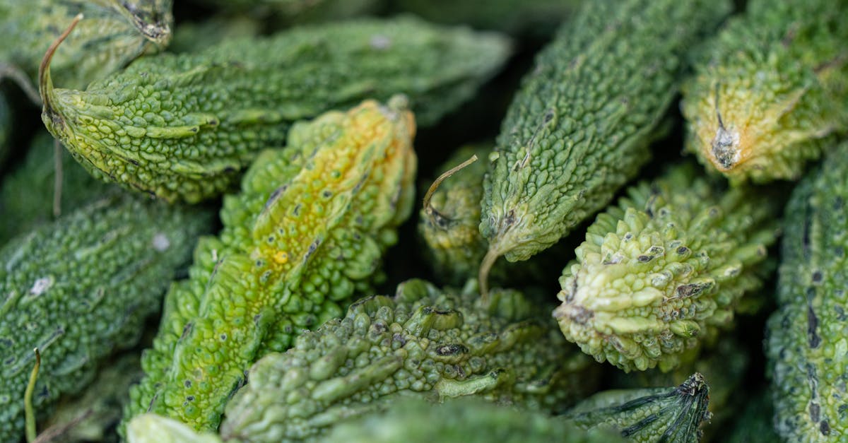 Bitter shortbread - what to do with it? - Close Up Photo of Bitter Gourd 
