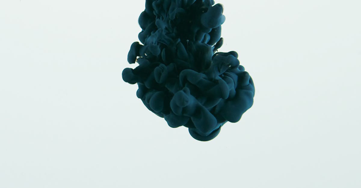 Black rice mixed in white - Black Ink Exploded Underwater Black rice mixed in white - Black Ink Exploded Underwater
