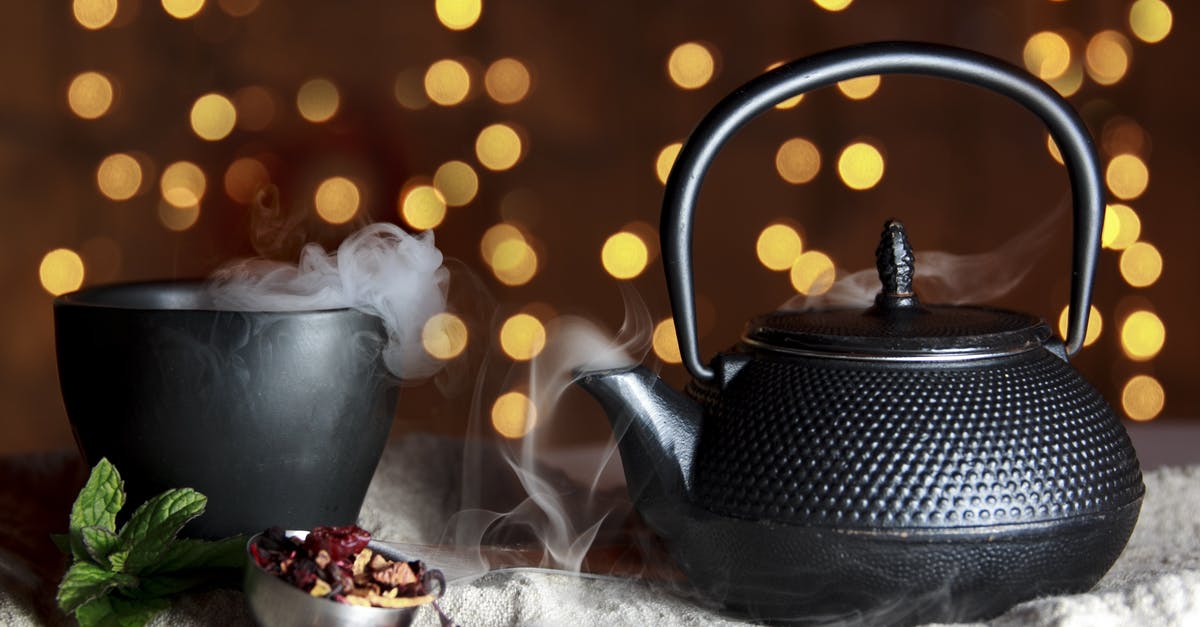 Black tea develops cloudy dregs; how to avoid? - Close-up of Black Teapot Black tea develops cloudy dregs; how to avoid? - Close-up of Black Teapot