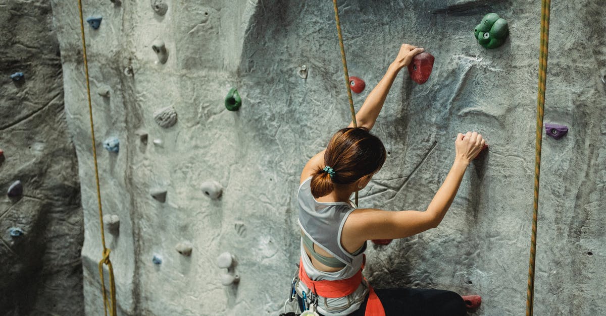 Botulism risk from anchovies in the refrigerator? - From above of anonymous female climber in activewear with special equipment climbing on climbing wall in gym Botulism risk from anchovies in the refrigerator? - From above of anonymous female climber in activewear with special equipment climbing on climbing wall in gym