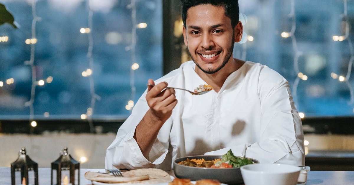 Bread making, lightly oiled bowl covered, why? - Man Having Dinner