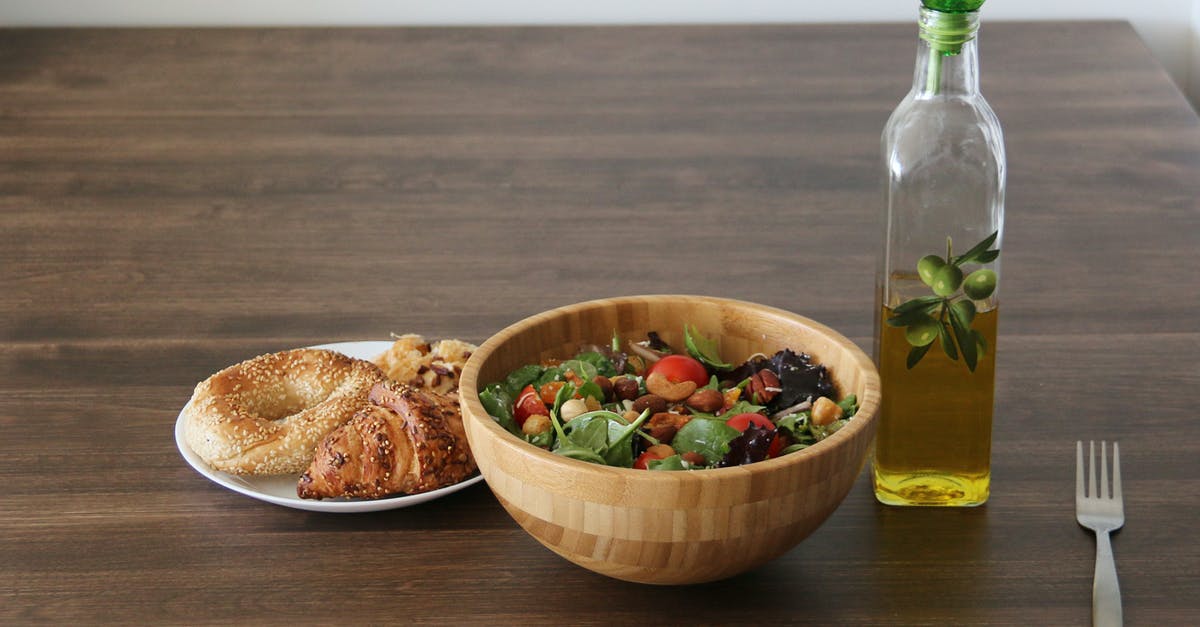 Bread making, lightly oiled bowl covered, why? - Bowl of Vegetable Salad on Wooden Table