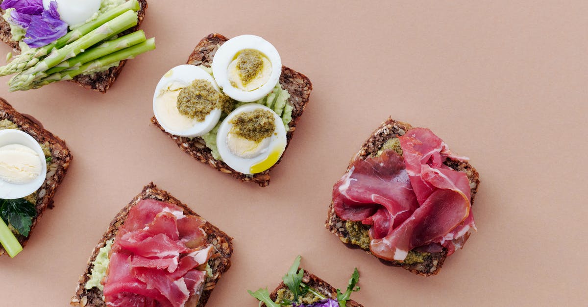 Breading Asparagus - Close-Up Photo Of Healthy Sandwiches Breading Asparagus - Close-Up Photo Of Healthy Sandwiches