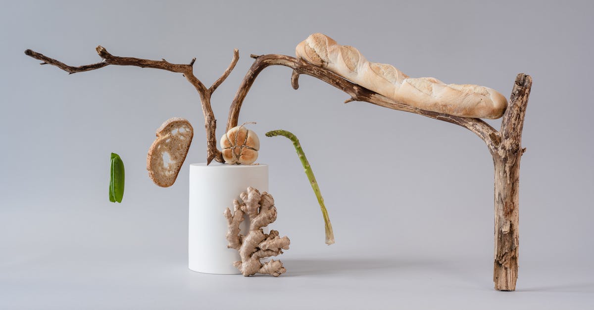 Breading Asparagus - Brown Tree Branch with Baguette Breading Asparagus - Brown Tree Branch with Baguette