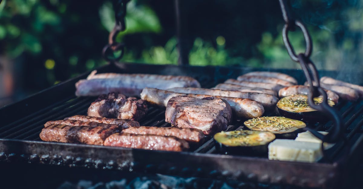 Broiling Specifics - Grilled Meat on Charcoal Grill Broiling Specifics - Grilled Meat on Charcoal Grill