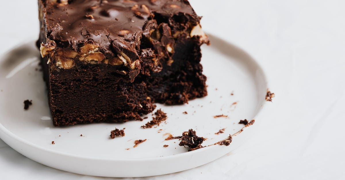 Brownie Questions - Chocolate Brownie on White Ceramic Plate Brownie Questions - Chocolate Brownie on White Ceramic Plate