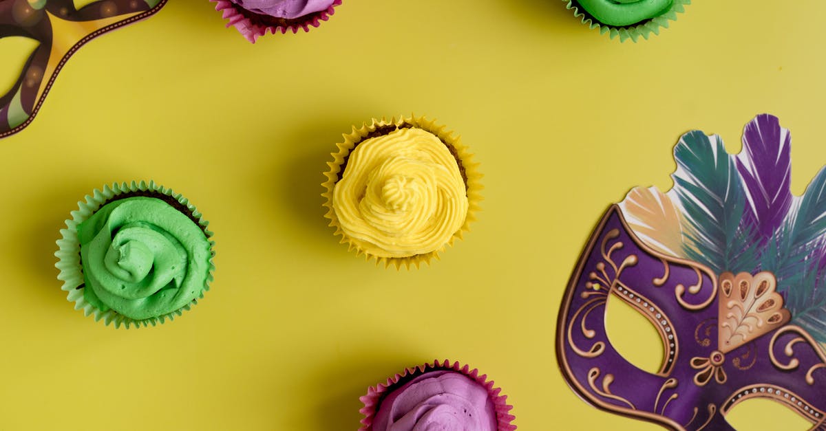 butter fat on top of frozen roux. Is it still good to use? - Colorful Cupcakes And Masks On Yellow Backg butter fat on top of frozen roux. Is it still good to use? - Colorful Cupcakes And Masks On Yellow Backg