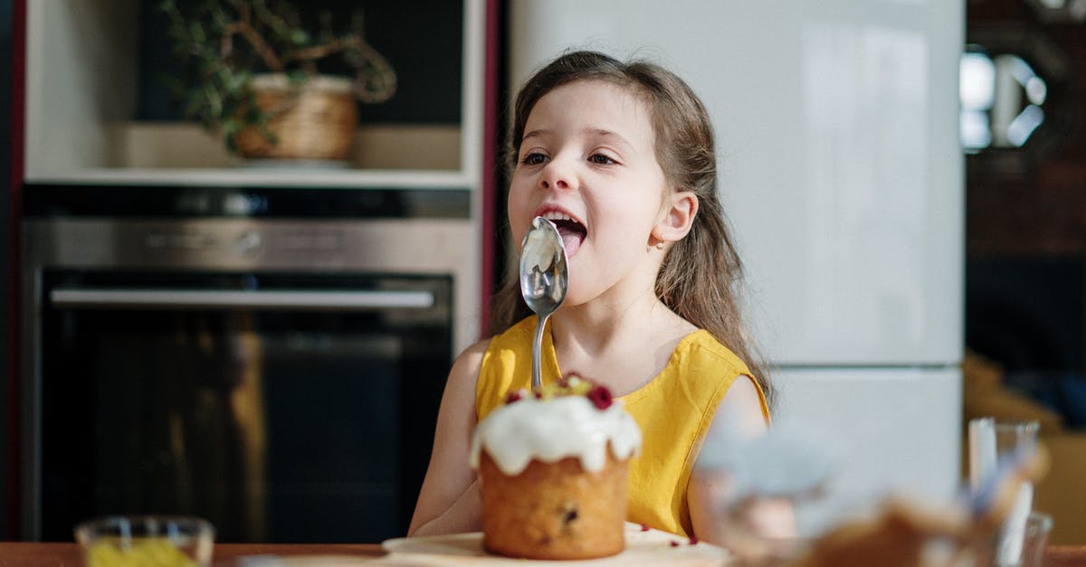 Buttercream frosting with 2T buttermilk - refrigerate overnight or no? - Girl in Yellow Shirt Licking Icing on Spoon Buttercream frosting with 2T buttermilk - refrigerate overnight or no? - Girl in Yellow Shirt Licking Icing on Spoon