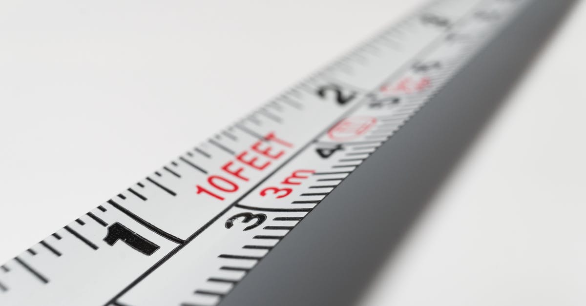 by covering your pan with an inch of oil - depth or length [closed] - White 10 Feet Steel Tape