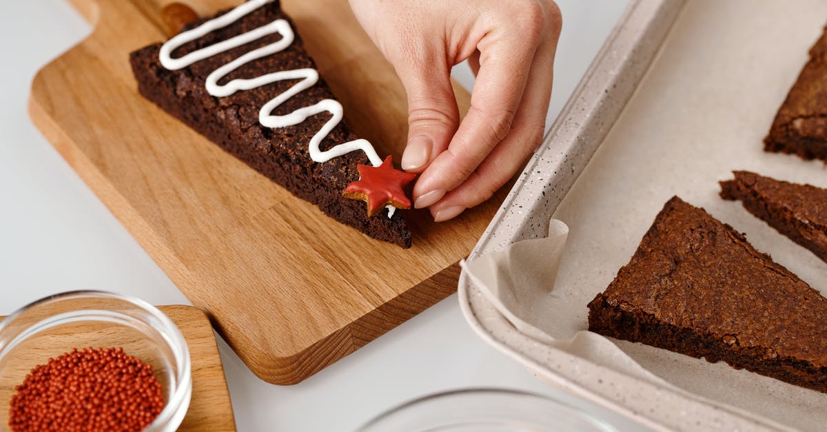 Cake Plenitude shape - Person Decorating a Triangle Shaped Brown Cookie