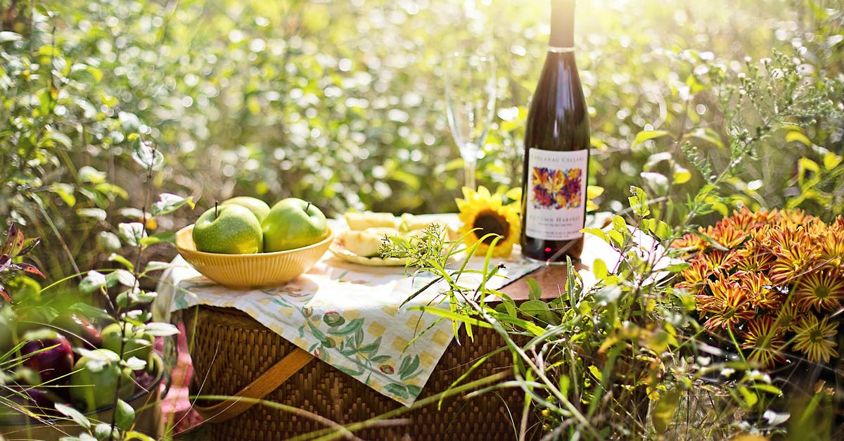 Can Apples be Macerated before Pressing into Cider? - Wine Bottle on Table With Fruits Can Apples be Macerated before Pressing into Cider? - Wine Bottle on Table With Fruits