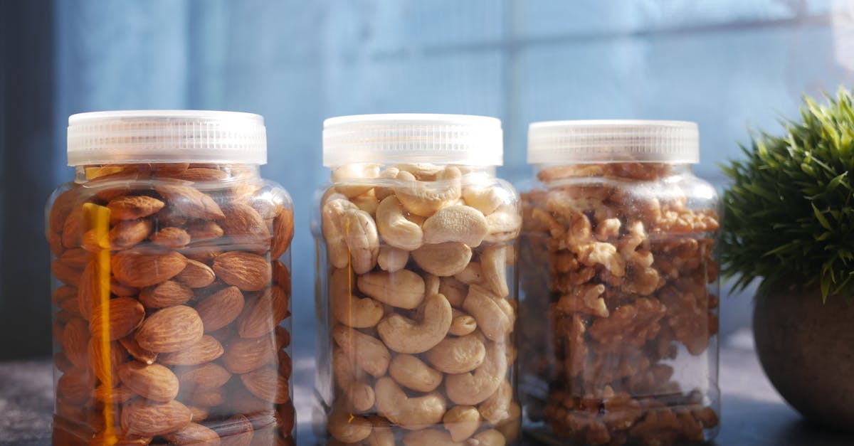 Can bitter almonds(or other nuts containing amygdalin) be made edible? - A Variety of Nuts in Clear Jars Can bitter almonds(or other nuts containing amygdalin) be made edible? - A Variety of Nuts in Clear Jars