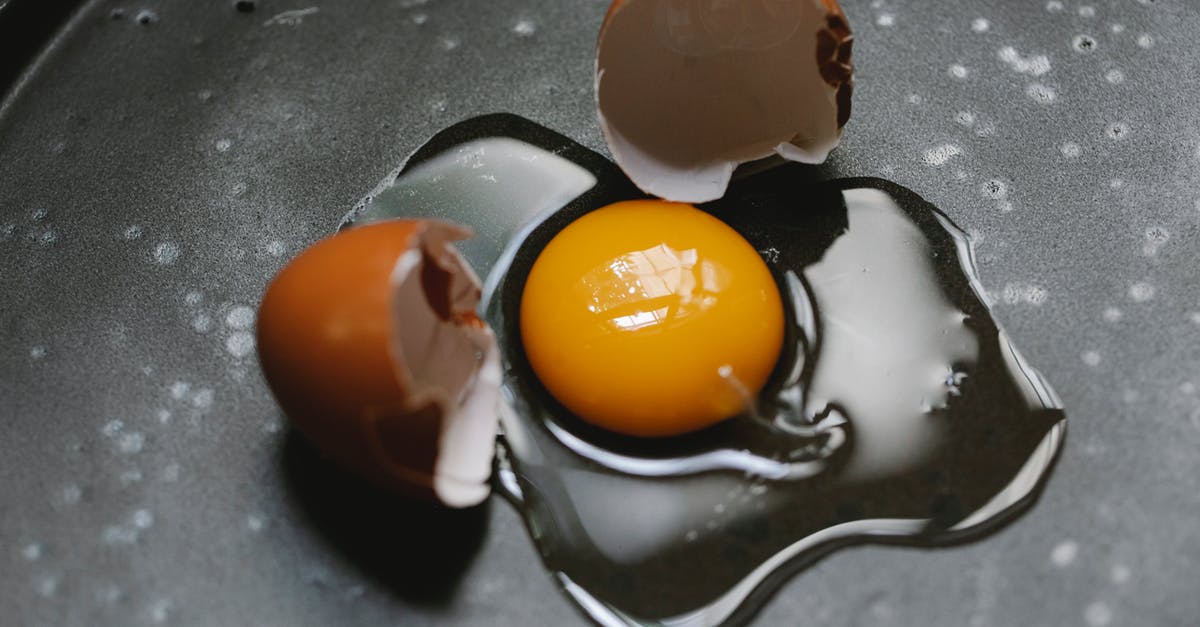 Can chicken skeleton be made edible? - Cracked egg on pan for cooking breakfast Can chicken skeleton be made edible? - Cracked egg on pan for cooking breakfast