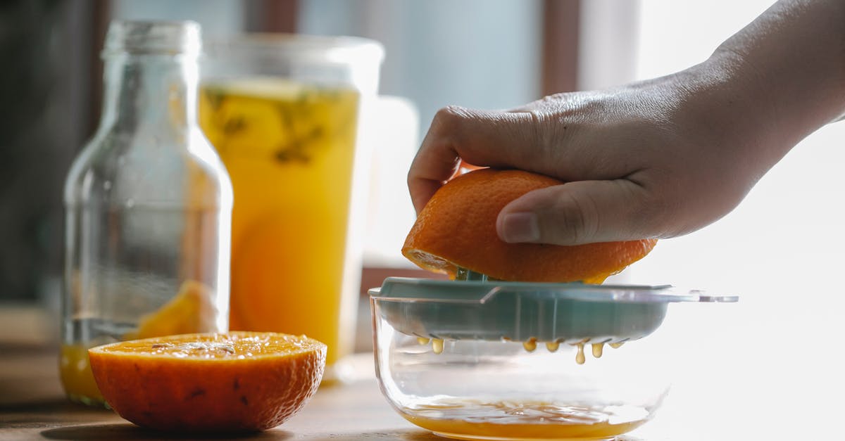 Can citrus be squeezed too much? - Crop anonymous person squeezing half of orange to make homemade juice in kitchen Can citrus be squeezed too much? - Crop anonymous person squeezing half of orange to make homemade juice in kitchen