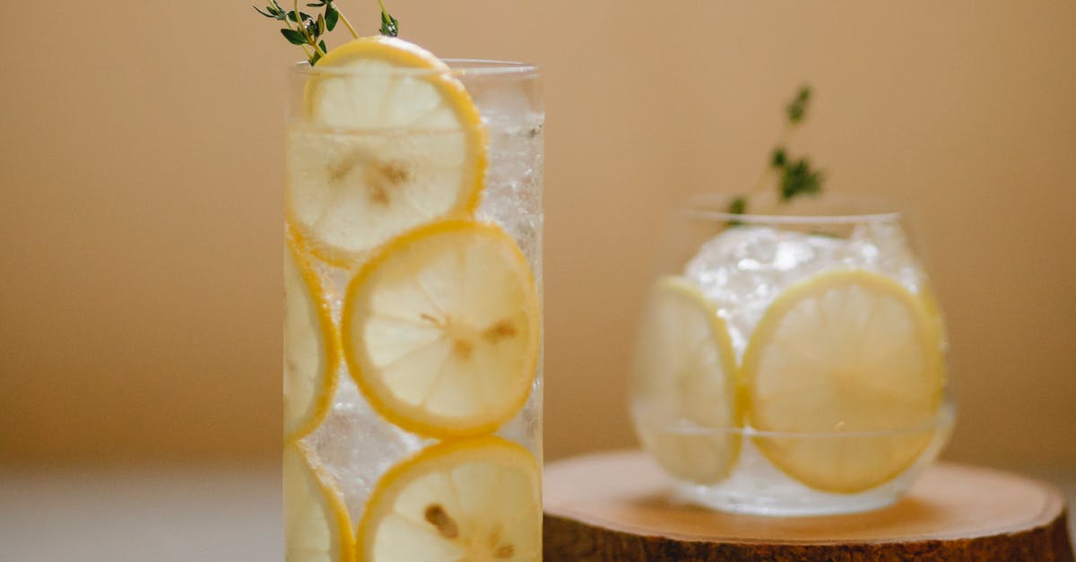 Can I avoid overcooking my candied lemon decorations? - Glasses with lemon drink on table Can I avoid overcooking my candied lemon decorations? - Glasses with lemon drink on table