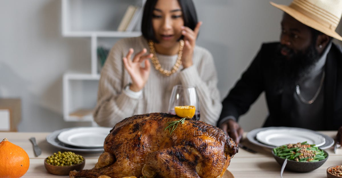 Can I eat kidney bean leaves? - Diverse couple at table with turkey