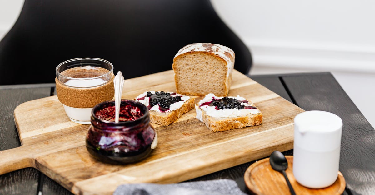 Can I pasteurize milk in a jam jar? - Bread and Jam on Brown Wooden Chopping Board Can I pasteurize milk in a jam jar? - Bread and Jam on Brown Wooden Chopping Board
