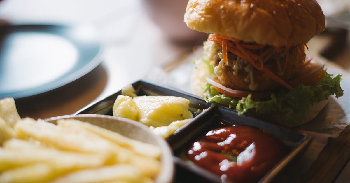 Can I substitute ketchup with tomato puree in marinades? - Serving of Burger With Potato Fries